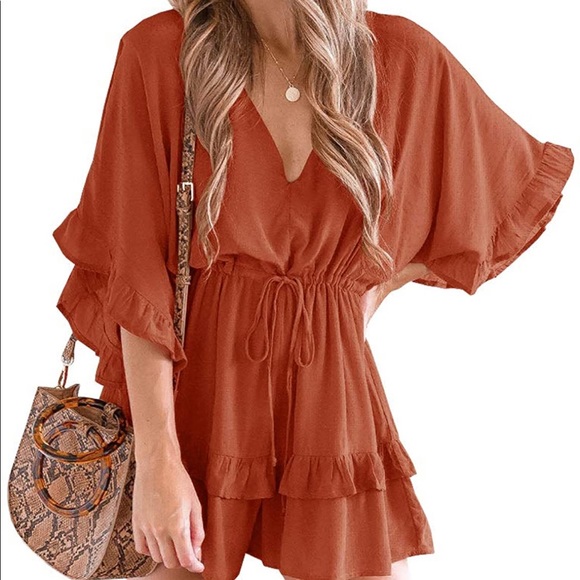 Beach Ruffled Romper - Picture 2 of 6